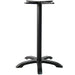 Black Aluminium Table base 720mm Bar height 1080mm|  F037H Makfry