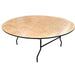 Round Folding Banquet Catering Table 6ft Plywood 1830x760 |  F102072 Makfry