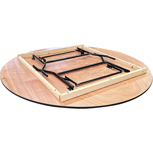 Round Folding Banquet Catering Table 6ft Plywood 1830x760 |  F102072 Makfry