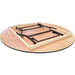 Round Folding Banquet Catering Table 6ft Plywood 1830x760 |  F102072 Makfry