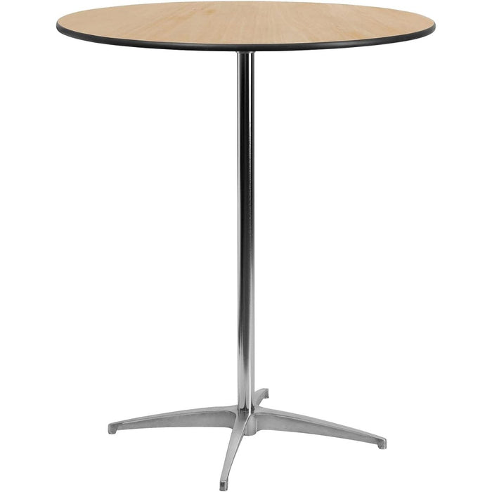 Bistro & Bar Table Plywood 760mm Round Adjustable Height 760/1060mm |  F102130 Makfry