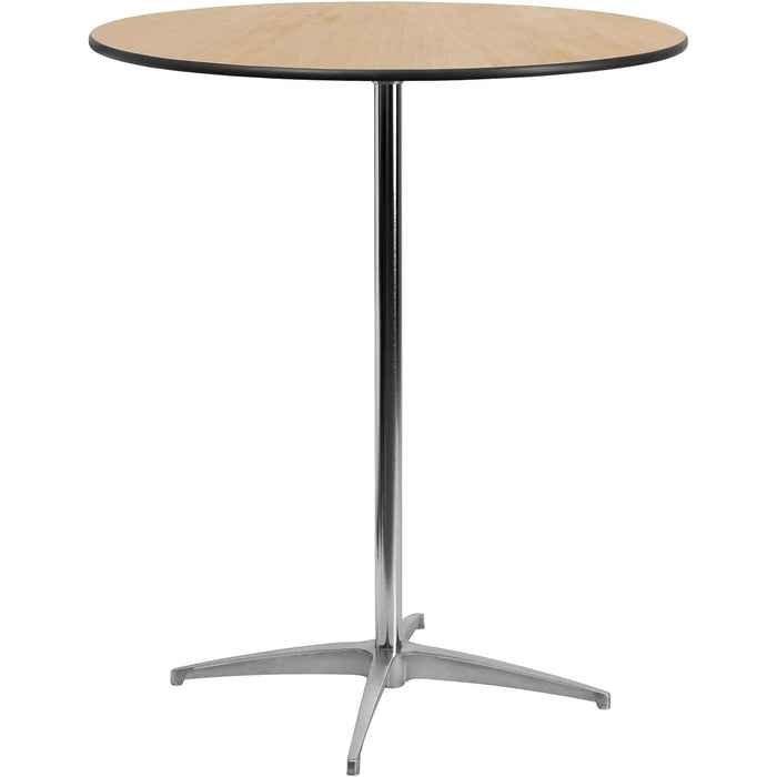 Bistro & Bar Table Plywood 760mm Round Adjustable Height 760/1060mm |  AX230 Makfry