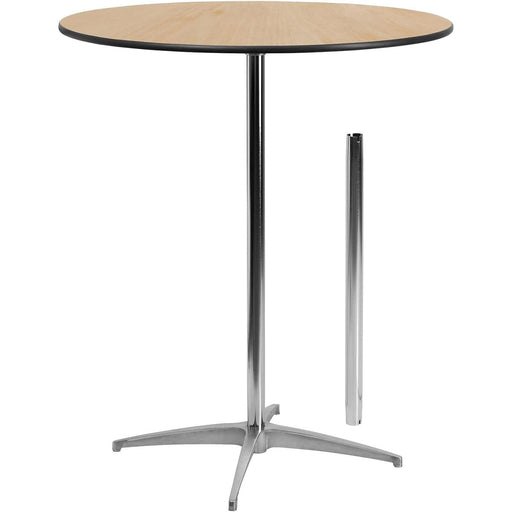 Bistro & Bar Table Plywood 760mm Round Adjustable Height 760/1060mm |  F102130 Makfry