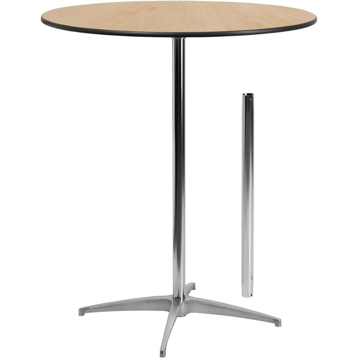 Bistro & Bar Table Plywood 760mm Round Adjustable Height 760/1060mm |  AX230 Makfry