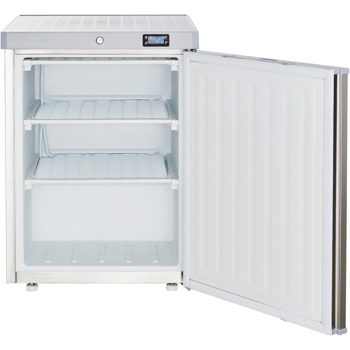 200lt Commercial Freezer Undercounter Stainless Steel Single Door | Dwf200 Ss Makfry