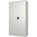 Commercial Steel Grey/White Storage Cupboard with 4 Shelves and Lock 800x400x1800mm |  FCA18WHITE Makfry