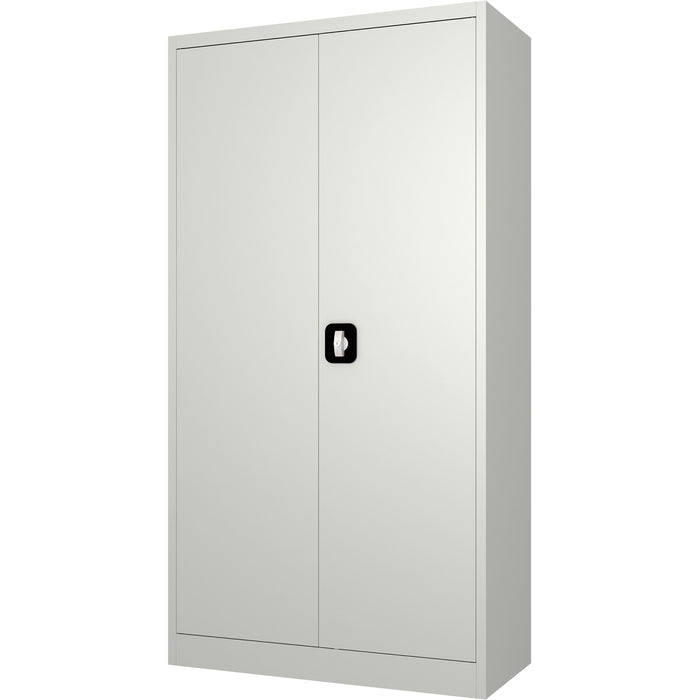 B GRADE Commercial Steel Grey/White Storage Cupboard with 4 Shelves and Lock 800x400x1800mm |  FCA18WHITE B GRADE