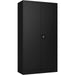 Commercial Steel Black Storage Cupboard with 4 Shelves and Lock 800x400x1800mm |  FCA18BLACK Makfry