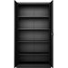 Commercial Steel Black Storage Cupboard with 4 Shelves and Lock 800x400x1800mm |  FCA18BLACK Makfry