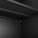 Commercial Steel Black Storage Cupboard with 4 Shelves and Lock 800x400x1800mm |  FCA18BLACK Makfry