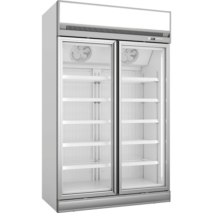 B GRADE Commercial Display freezer 1006 litres Double hinged doors Top mount |  FF444TOP B GRADE