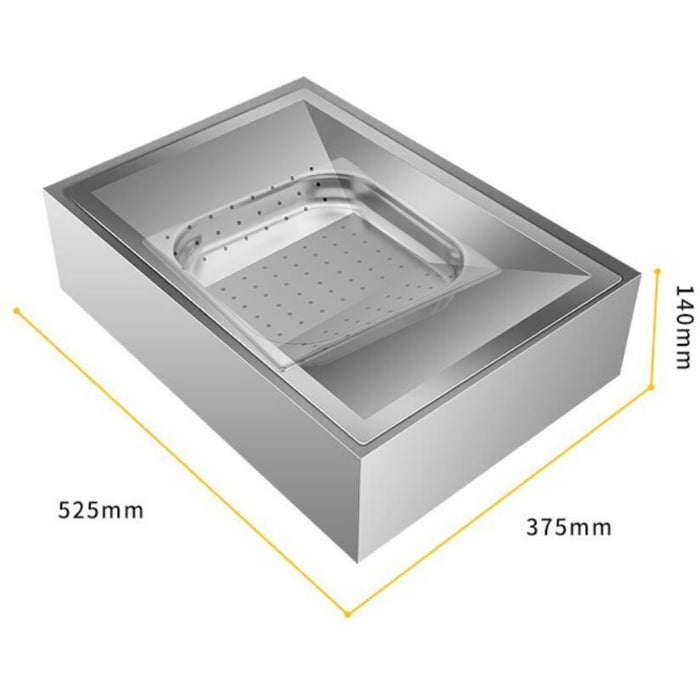 Table Top Chip Station Stainless Steel |  FFS01A