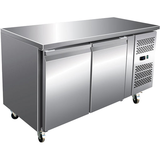 Commercial Freezer Counter Ventilated 2 Doors Depth 600mm | Fs21 V Makfry