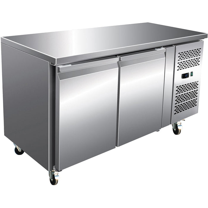 Commercial Freezer Counter Ventilated 2 Doors Depth 600mm | Fs21 V Makfry