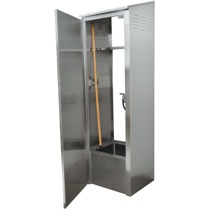 Janitorial Cabinet Stainless Steel Single | Fmsc263384418 Kd Makfry