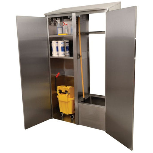 Janitorial Mop Sink Cabinet Stainless steel Double |  FMSCDL225084418KD Makfry