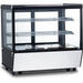 Display Merchandiser Fridge Countertop 160 Litres 2 Shelves Black &Amp; Stainless Steel | Ftw160 Z Makfry