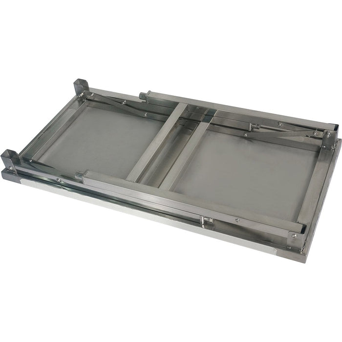 Folding Stainless steel Work table 1200x600x850mm |  FW4187660 Makfry