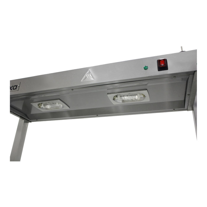 Commercial Quartz Lamp Heating Gantry Single tier 900mm |  FWL091