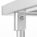 Commercial Folding Work Table Stainless Steel 1200x600x800mm |  FWT126D Makfry