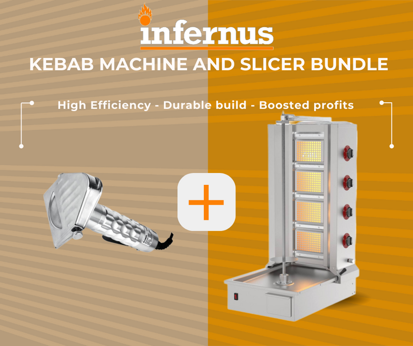Infernus Doner Machine & Slicer Bundle Canmac Catering Equipment