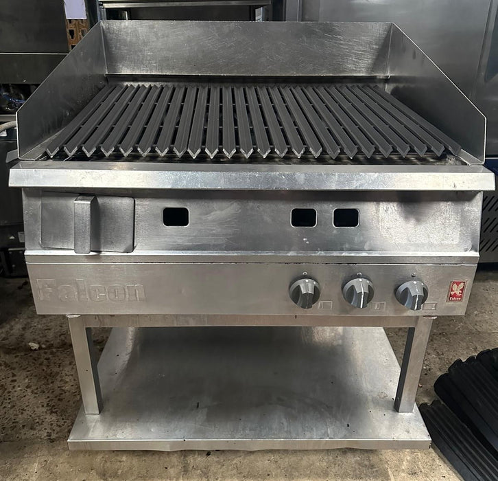 Falcon 3 Burner Gas Chargrill 900mm - Refurbished Canmac Catering Equipment