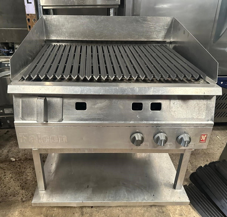Falcon 3 Burner Gas Chargrill 900mm - Refurbished Canmac Catering Equipment