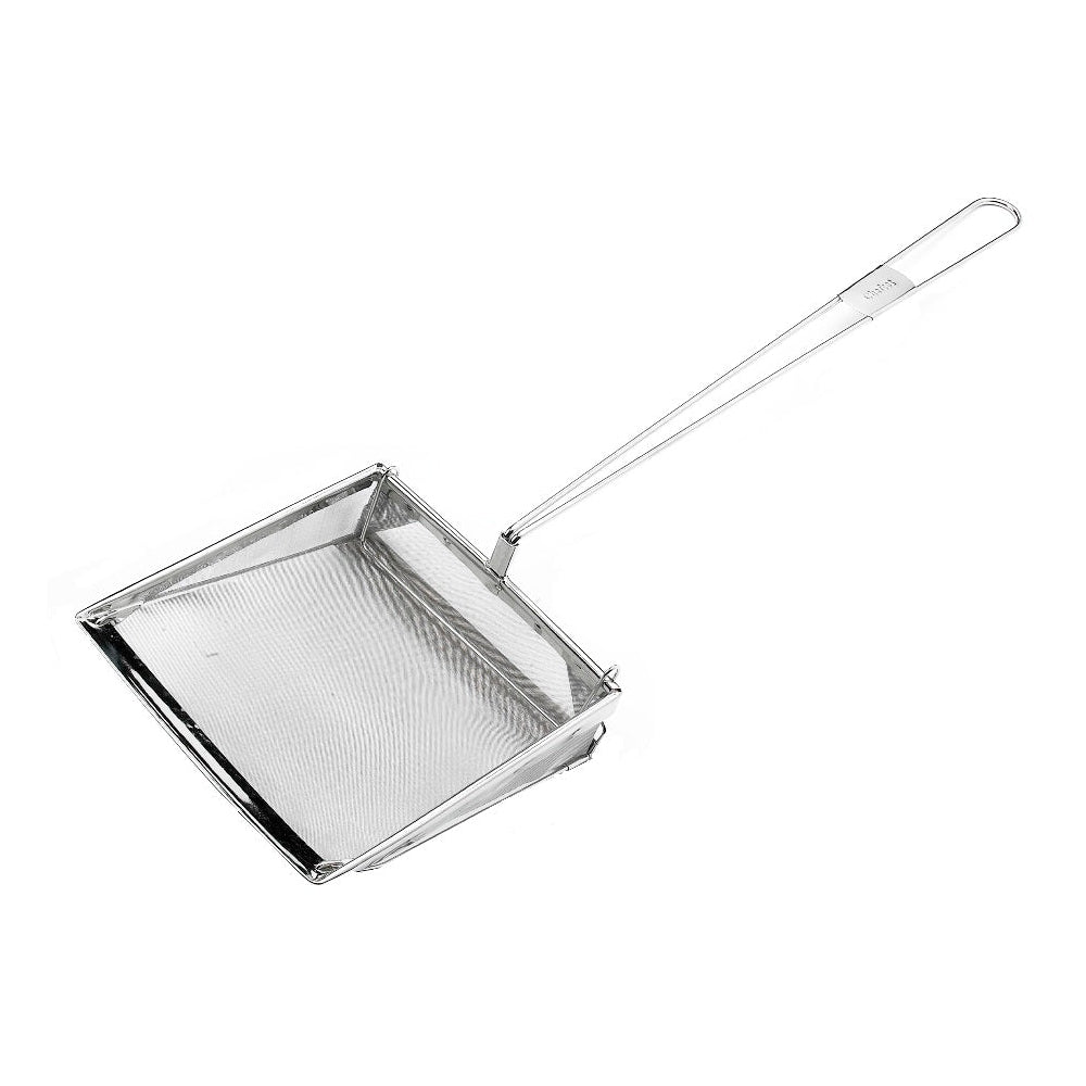 FISH BATTER SCOOP SHOVEL STAINLESS STEEL COARSE MESH 8 CHIP SHOP