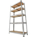 Garage Shelving Unit Medium duty 900x400x1800mm 5 shelves 175 kg/shelf Galvanized steel |  G9040 Makfry
