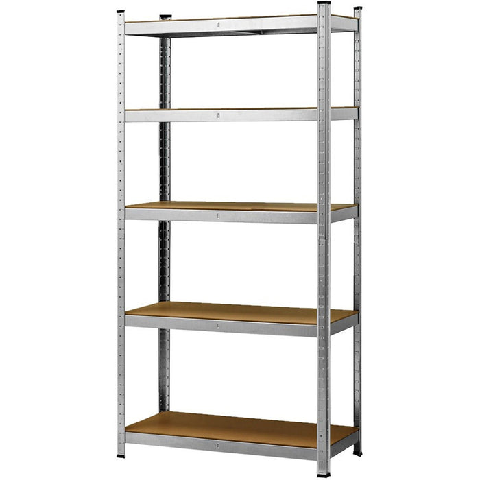 Garage Shelving Unit Medium duty 700x300x1500mm 5 shelves 175 kg/shelf Galvanized steel |  G7030 Makfry