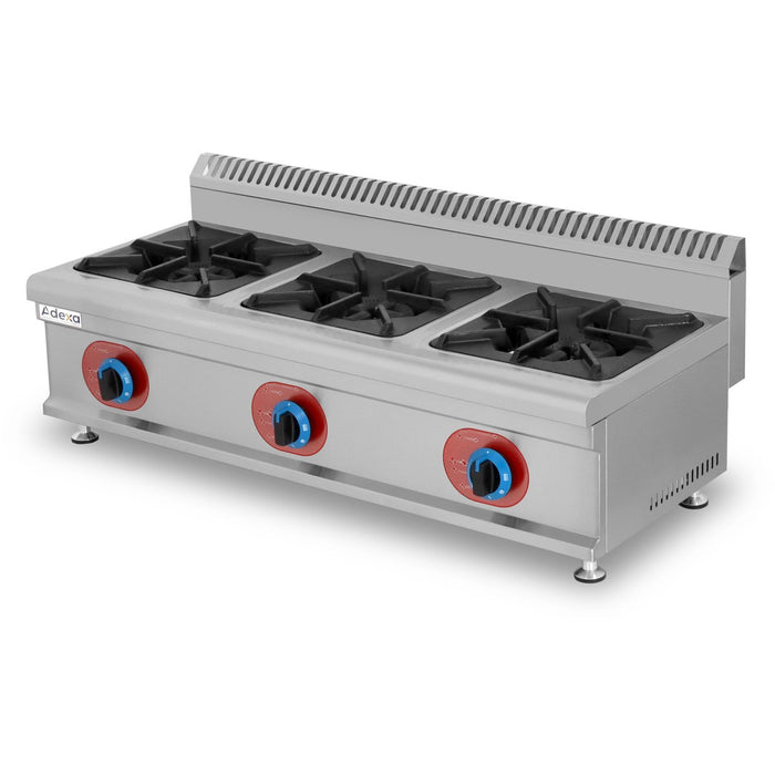 Commercial Countertop Gas Cooker 3 burners Natural Gas |  GB3T