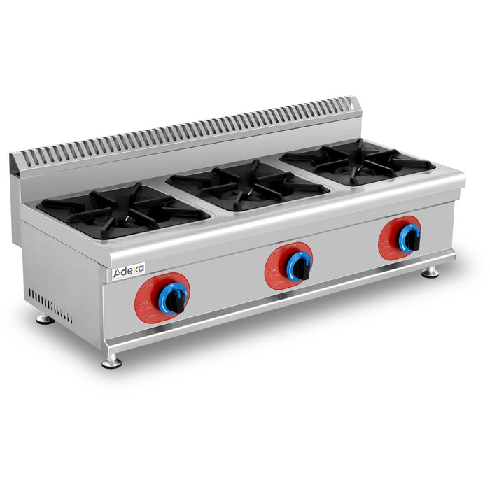 Commercial Countertop Gas Cooker 3 burners Natural Gas |  GB3T