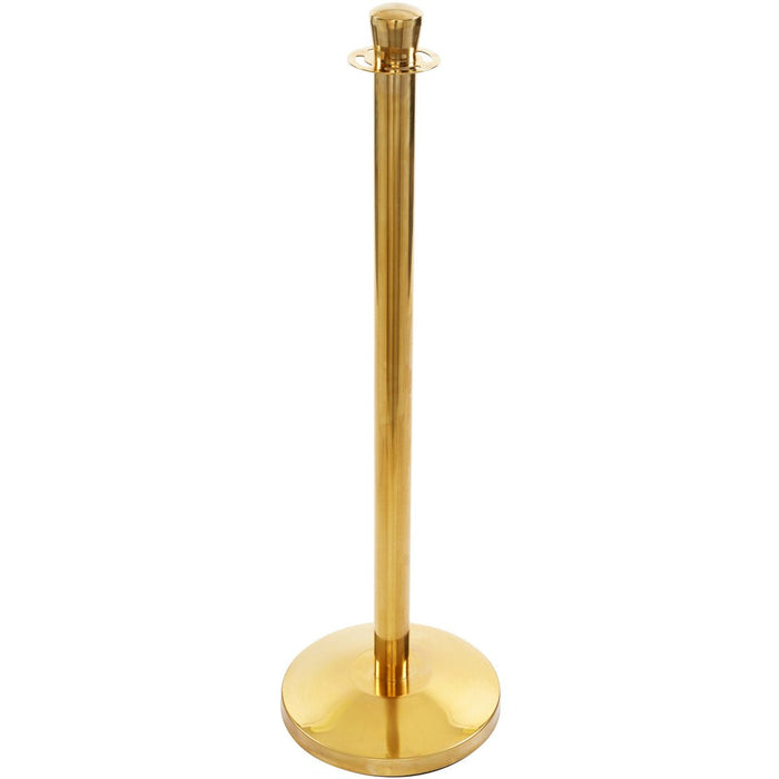 Rope Stanchion with Ball top 320x1000mm Gold |  GBP02B Makfry