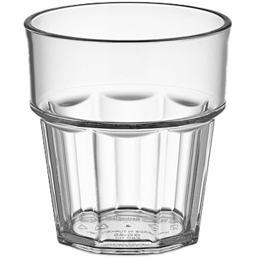 Casablanca Tumbler Clear PC 200ml Stackable |  GC19 Makfry