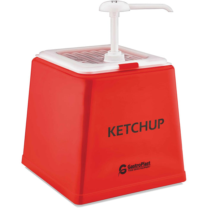 Ketchup Pump Dispenser Stand 1x2.5 litre pump Plastic |  GDK01 Makfry