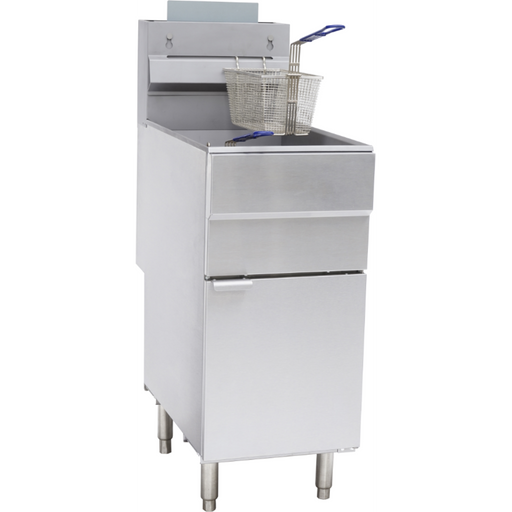 B Grade Commercial Gas Tube Fryer 20 L Free Standing 26.4k W | Gf90 B Grade Makfry
