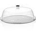 Polycarbonate Gastronorm Tray with Dome Cover Round Ø350mm Depth 20mm Clear |  GFT14-GF14 Makfry