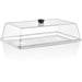 Polycarbonate Tray with Dome cover 410x260mm Clear |  GFT17-GF17 Makfry