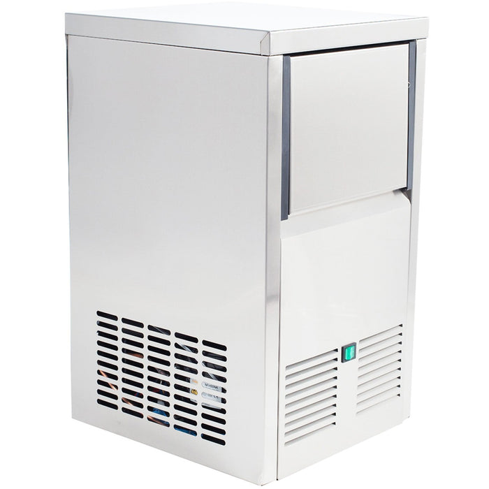 B Grade Commercial Ice Cube Machine Clear Ice Individual Cubes 30kg/24h |  Gi30 B Grade Makfry