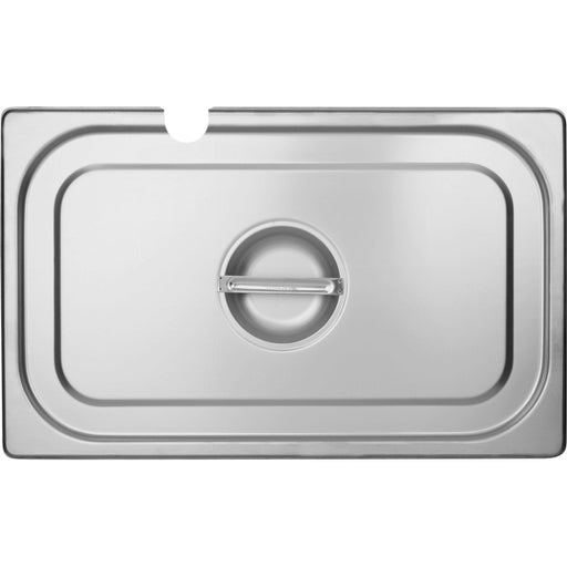 Stainless steel Gastronorm Container Lid with Ladle Recess GN1/1 |  811LN Makfry