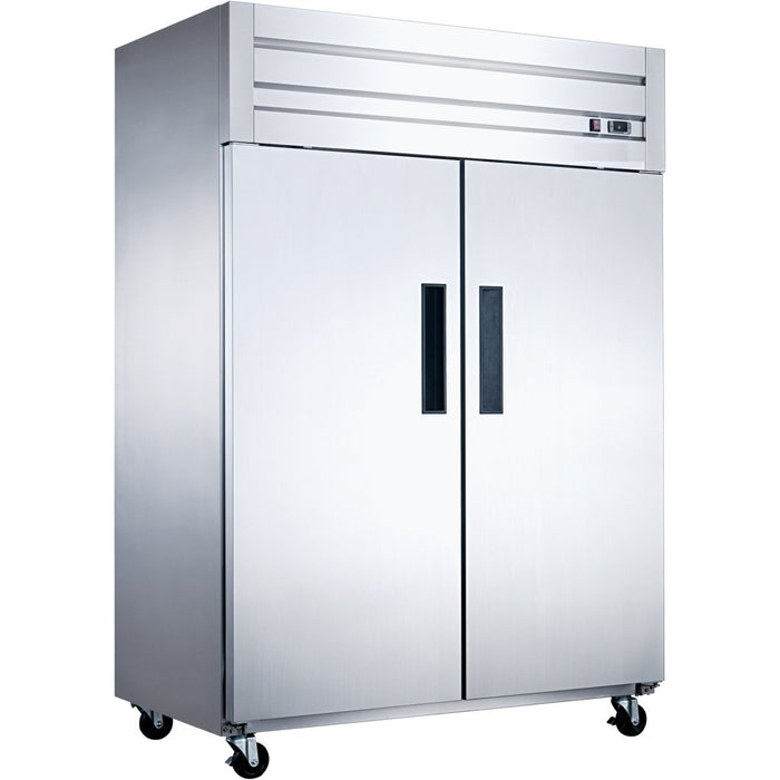 1200lt Commercial Upright Refrigerator Double Door Stainless Steel |  GN140AR