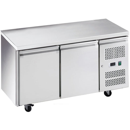 Professional Refrigerated Counter 2 Doors Depth 600mm | Thsnack2100 Tn Makfry