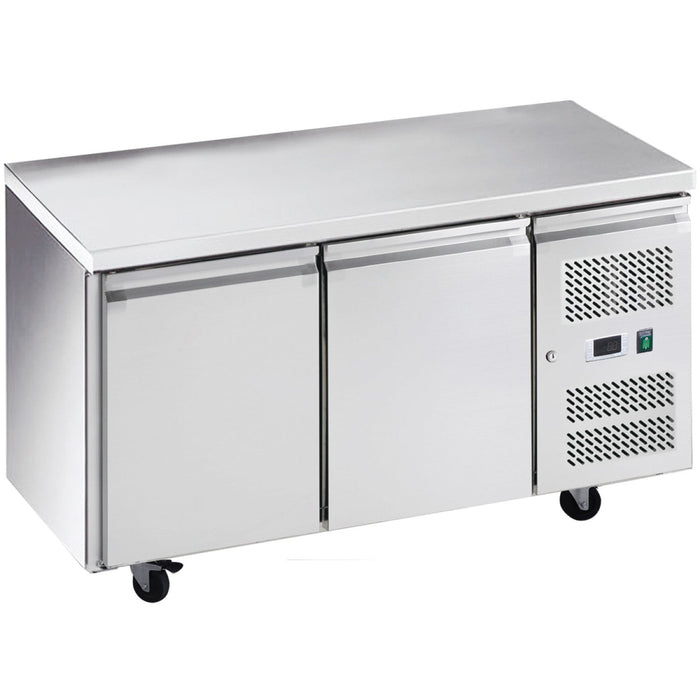 B Grade Professional Refrigerated Counter 2 Doors Depth 600mm | Sn2100 Tn B Grade Makfry