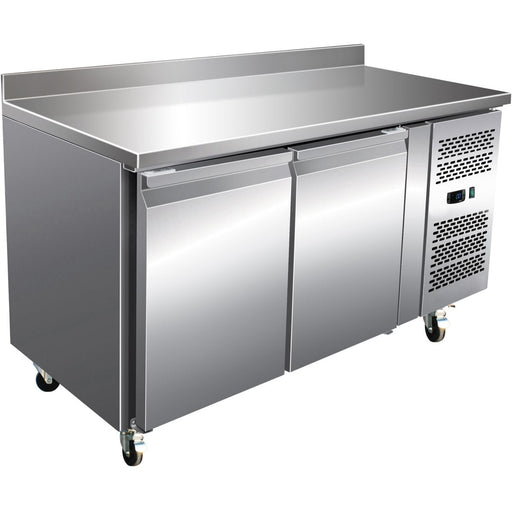 Commercial Freezer Counter With Upstand 2 Doors Depth 700mm | Thp2200 Bt Makfry