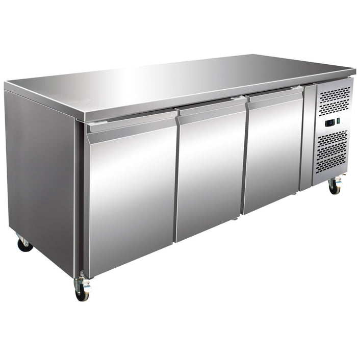 B GRADE Commercial Freezer counter Ventilated 3 doors Depth 600mm |  FS31V B GRADE
