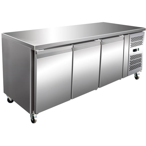 B GRADE Commercial Refrigerated Counter 3 doors Depth 700mm |  GN3100TN B GRADE Makfry