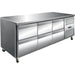 Commercial Refrigerated Counter 6 Drawers Depth 700mm | Thp3160 Tn Makfry