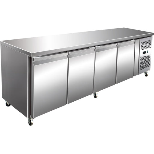 Commercial Refrigerated Counter 4 doors Depth 700mm |  GN4100TN Makfry