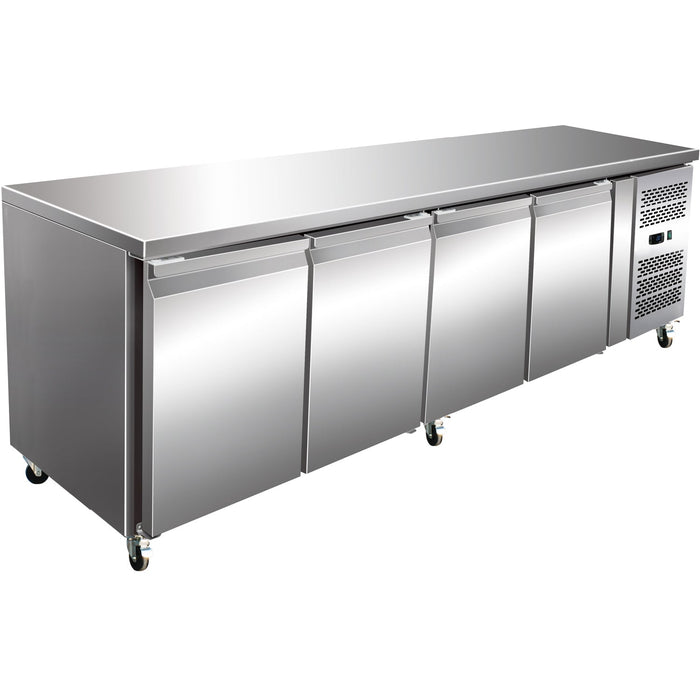 B Grade Commercial Freezer Counter Ventilated 4 Doors Depth 700mm |  Thp4100 Bt B Grade Makfry