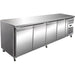 B Grade Commercial Freezer Counter Ventilated 4 Doors Depth 700mm |  Thp4100 Bt B Grade Makfry